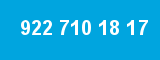922 710 18 17